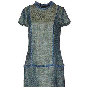 Space Style Concept Italian tweed dress in Chanel style